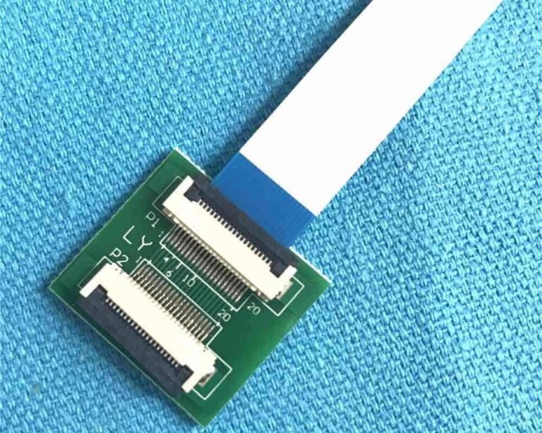install and connect FFC cables to a PCB
